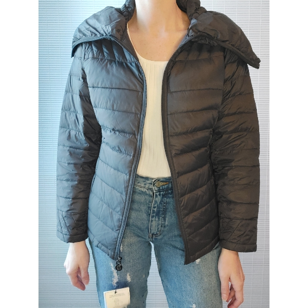 Lightweight Down Puffer Coat Small Packable Fold … - image 2